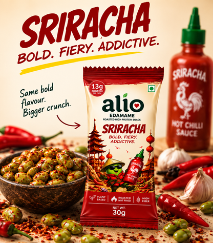 ALIO High Protein Roasted Edamame - Sriracha (30 gm)