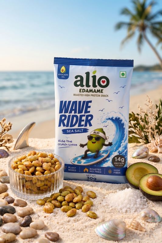 ALIO High Protein Roasted Edamame - Sea Salt