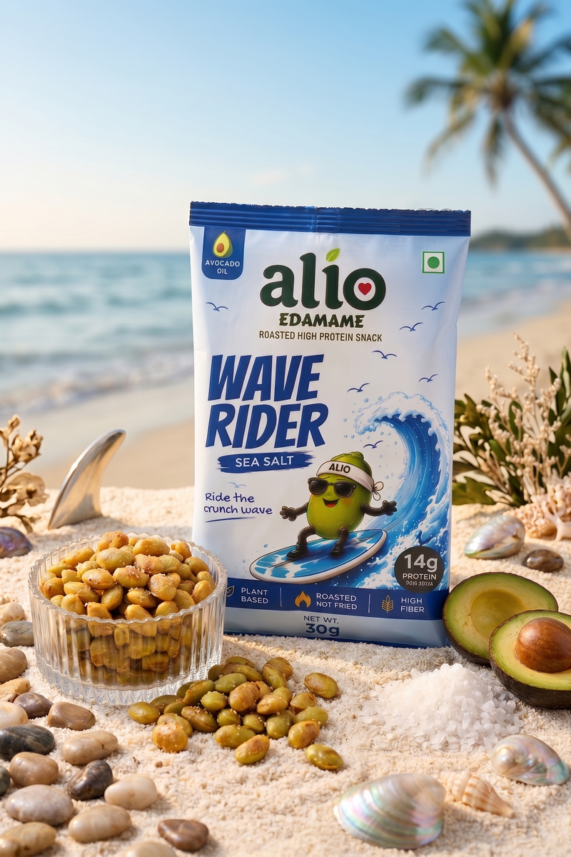ALIO High Protein Roasted Edamame - Sea Salt