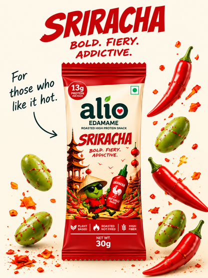 ALIO High Protein Roasted Edamame - Pack of 3 flavours ( 30 gm )