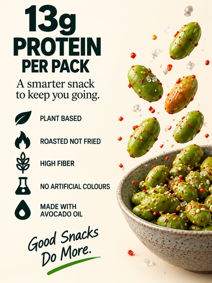 ALIO High Protein Roasted Edamame - Pack of 3 flavours ( 30 gm )
