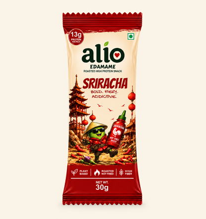 ALIO High Protein Roasted Edamame - Sriracha (30 gm)