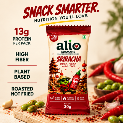 ALIO High Protein Roasted Edamame - Sriracha (30 gm)