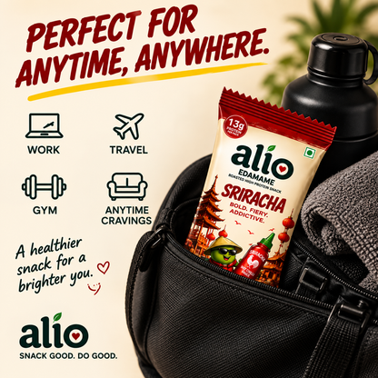ALIO High Protein Roasted Edamame - Sriracha (30 gm)