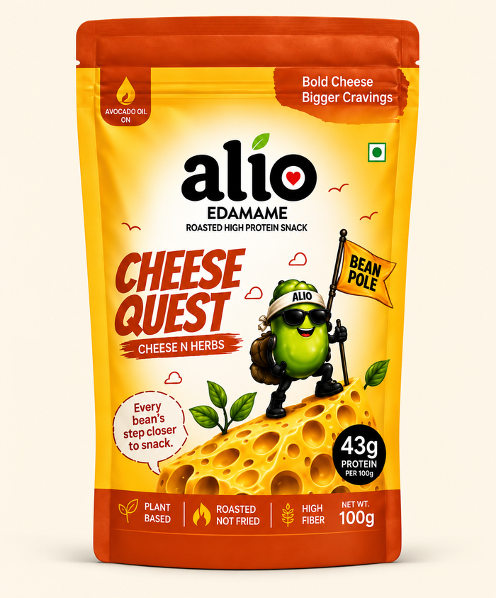 ALIO High Protein Roasted Edamame - Cheese & Herbs (100 gm)