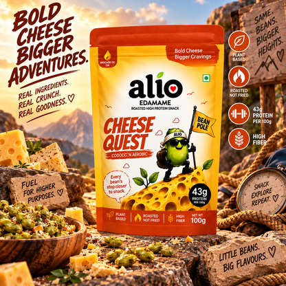 ALIO High Protein Roasted Edamame - Cheese & Herbs (100 gm)