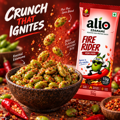 ALIO High Protein Roasted Edamame - Peri Peri (30gm)